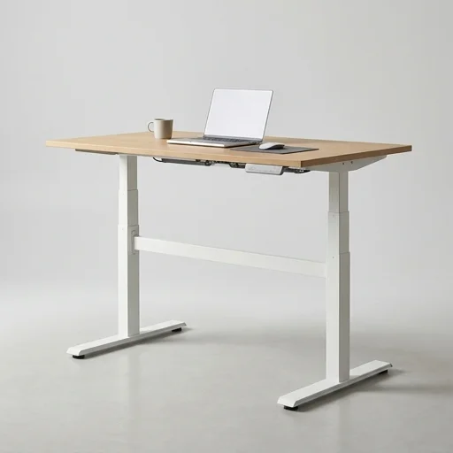 IKEA MITTZON Sit Stand Desk view 3