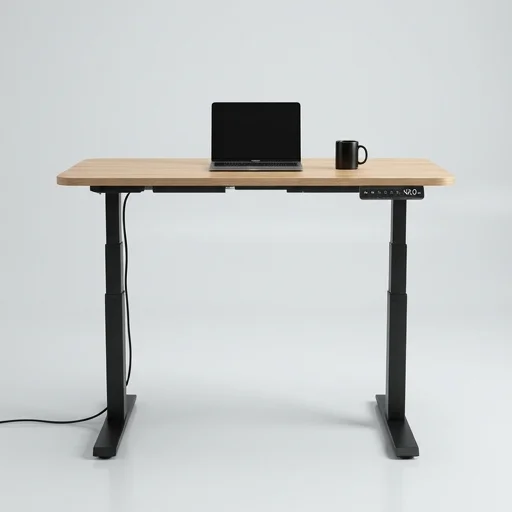 SHW Electric Height Adjustable Desk view 3